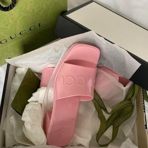 Authentic Gucci Rubber Sandals